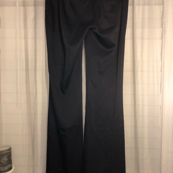 BCBG black straight leg trouser slacks size 2 - Picture 12 of 16